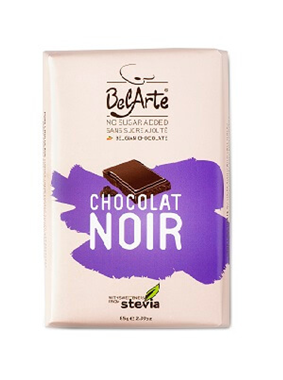 Chocolate Preto SEM AÇÚCAR 85g - Belarte