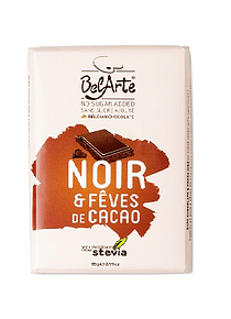 Chocolate Preto c/ Pepitas de Cacau SEM AÇÚCAR 85g - Belarte