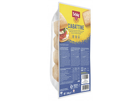 Ciabattine s/ Glúten e s/ Lactose 200g  - Schär