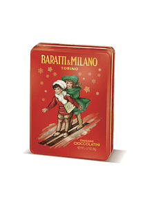 Lata c/ Bombons Chocolate Leite c/ Praliné 90g - Batatti & Milano