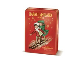 Lata c/ Bombons Chocolate Leite c/ Praliné 90g - Batatti & Milano