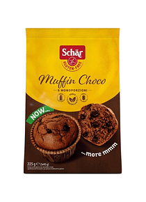 Queques Muffins de Chocolate c/ Pepitas s/ Glúte e s/ Lactose 225g  - Schär