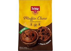 Queques Muffins de Chocolate c/ Pepitas s/ Glúte e s/ Lactose 225g  - Schär