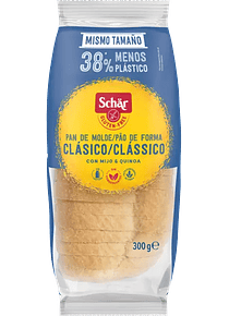 Pão de Forma de Clássico Sem Glúten e Sem Lactose 300g  - Schär