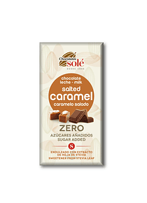 Chocolate ao Leite com Caramelo Salgado Adoçado com Stevia 100g