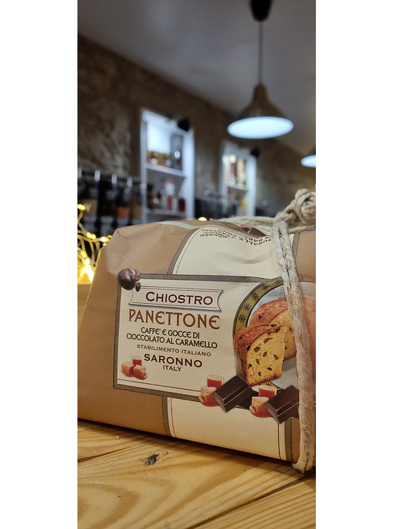 Panettone de Caramelo, Chocolate e Café – Chiostro di Saronno 750 g