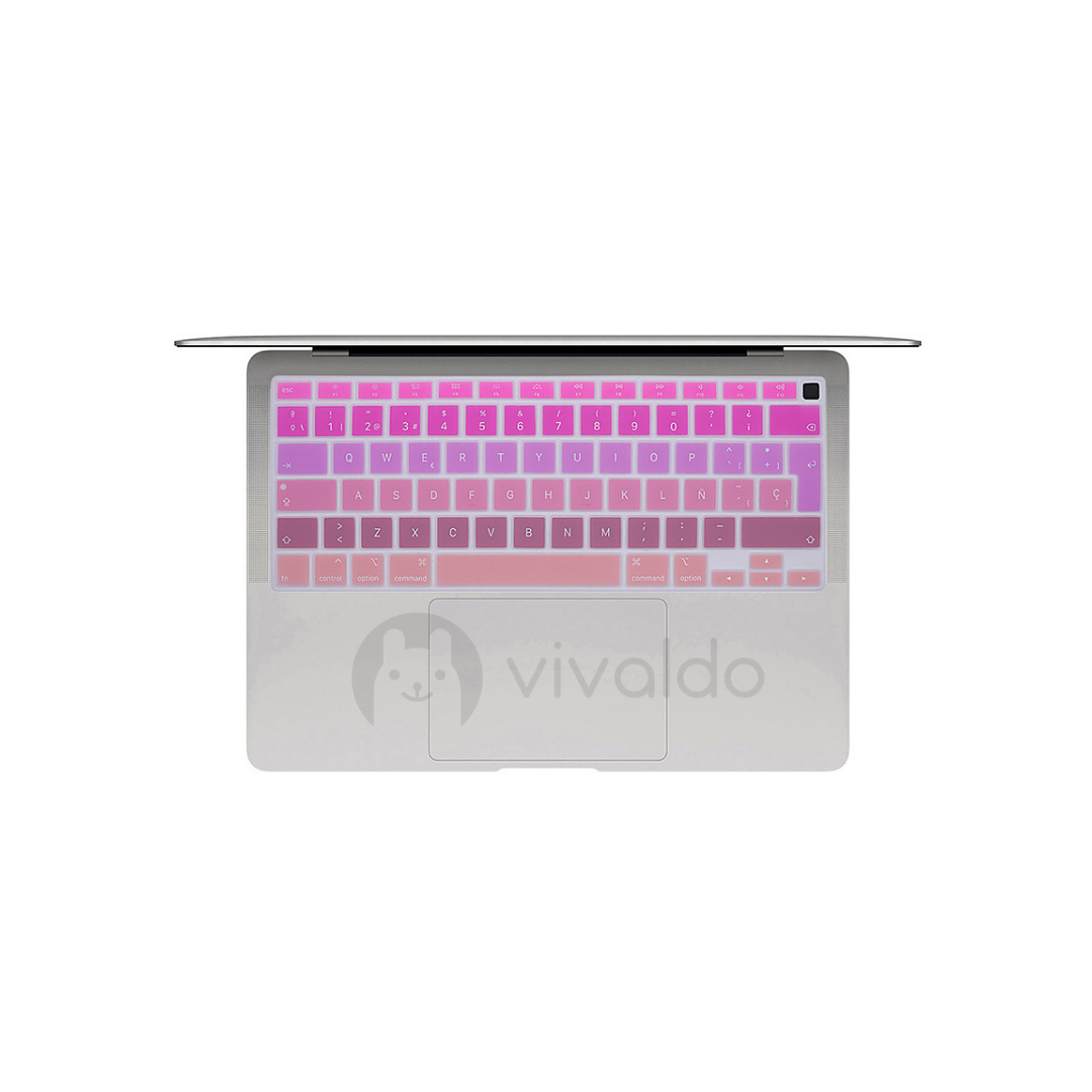 Cubre teclado Macbook rosado