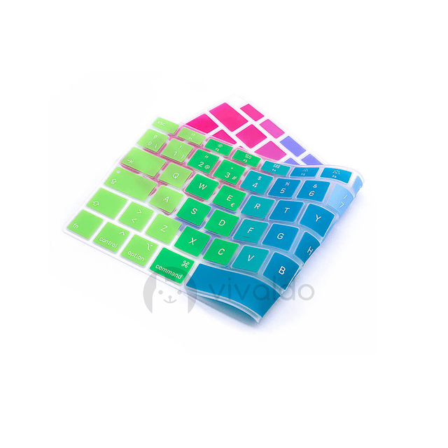 Cubre teclado Macbook multicolor 