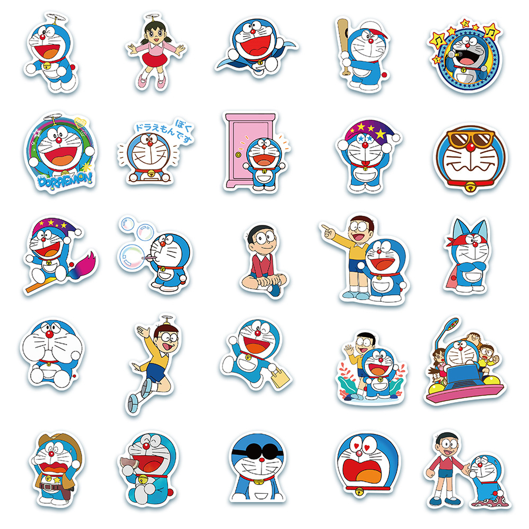 Set Stickers Doraemon 