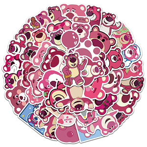Set stickers Pink Bear