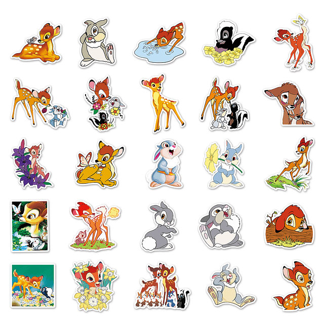 Set stickers Bambi