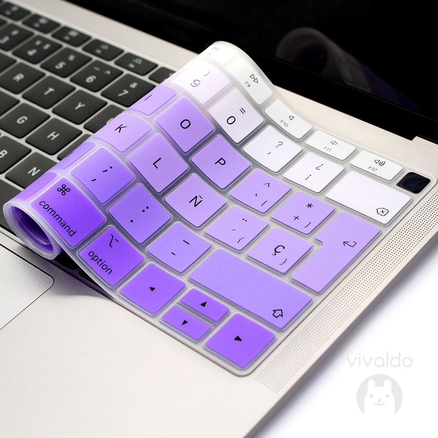 Cubre teclado Macbook Lila