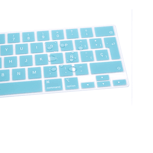 Cubre teclado Macbook celeste
