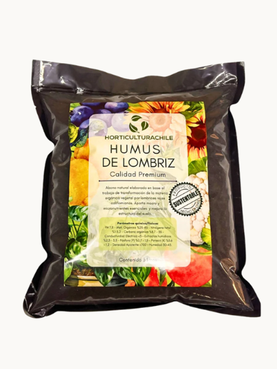 Humus de lombriz maduro 3 litros 1