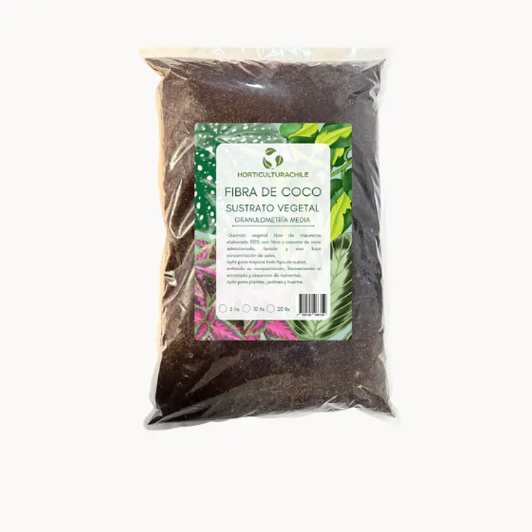 Fibra de coco fina hidratada 5 lts 1