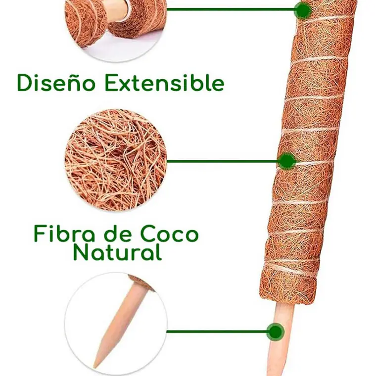 Tutor fibra de coco 40cm 1