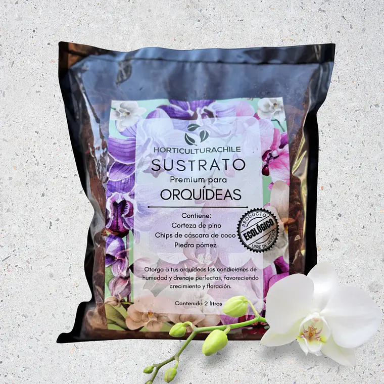 Sustrato Premium para Orquídeas 2L 1