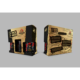 PACK 2 LATAS+ VASO