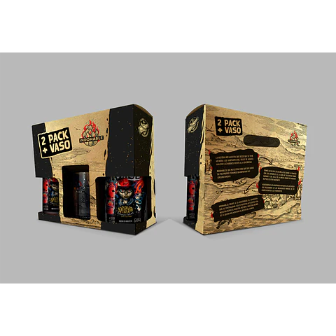 PACK 2 LATAS+ VASO