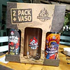 PACK 2 LATAS+ VASO