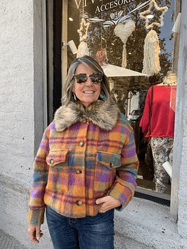 CHAQUETA CUADRILLE CELIA NARANJA