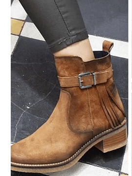 BOTIN GAMUZA PAULINA CAMEL