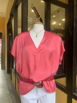 BLUSA VISCOSA GLORIA FUCSIA