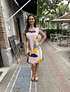 VESTIDO LINO PINTURA ROSADO
