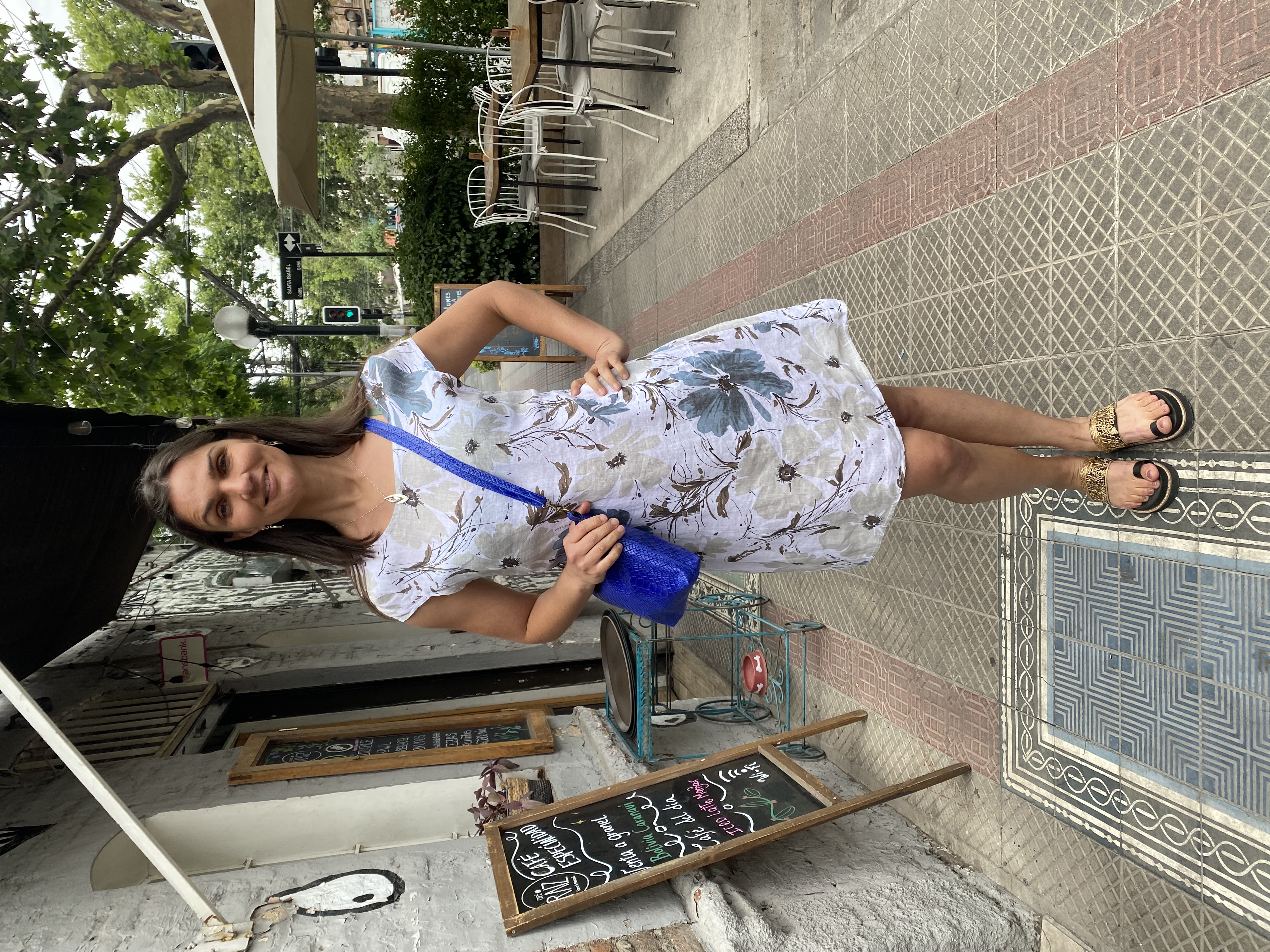 VESTIDO LINO FLORES BLANCO