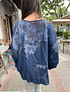 BLUSA LINO AMAPOLA AZUL MARINO