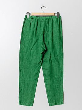 PANTALÓN LINO TATIANA VERDE