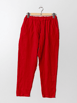 PANTALÓN LINO TATIANA ROJO