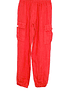 PANTALÓN LINO CARGO NADIA ROJO