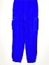 PANTALÓN LINO CARGO NADIA AZULINO