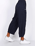 PANTALÓN LINO CARGO AZUL MARINO
