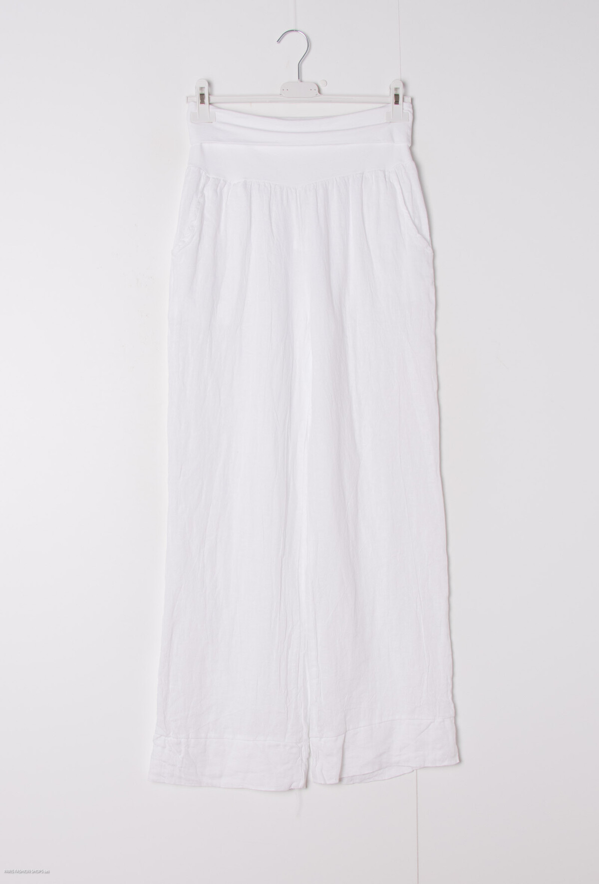 PANTALÓN LINO MANUELLE BLANCO