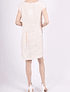 VESTIDO LINO MONICA BORDADO MARFIL TALLA L
