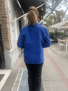 CHAQUETA COTELÉ MARIELLA AZULINO