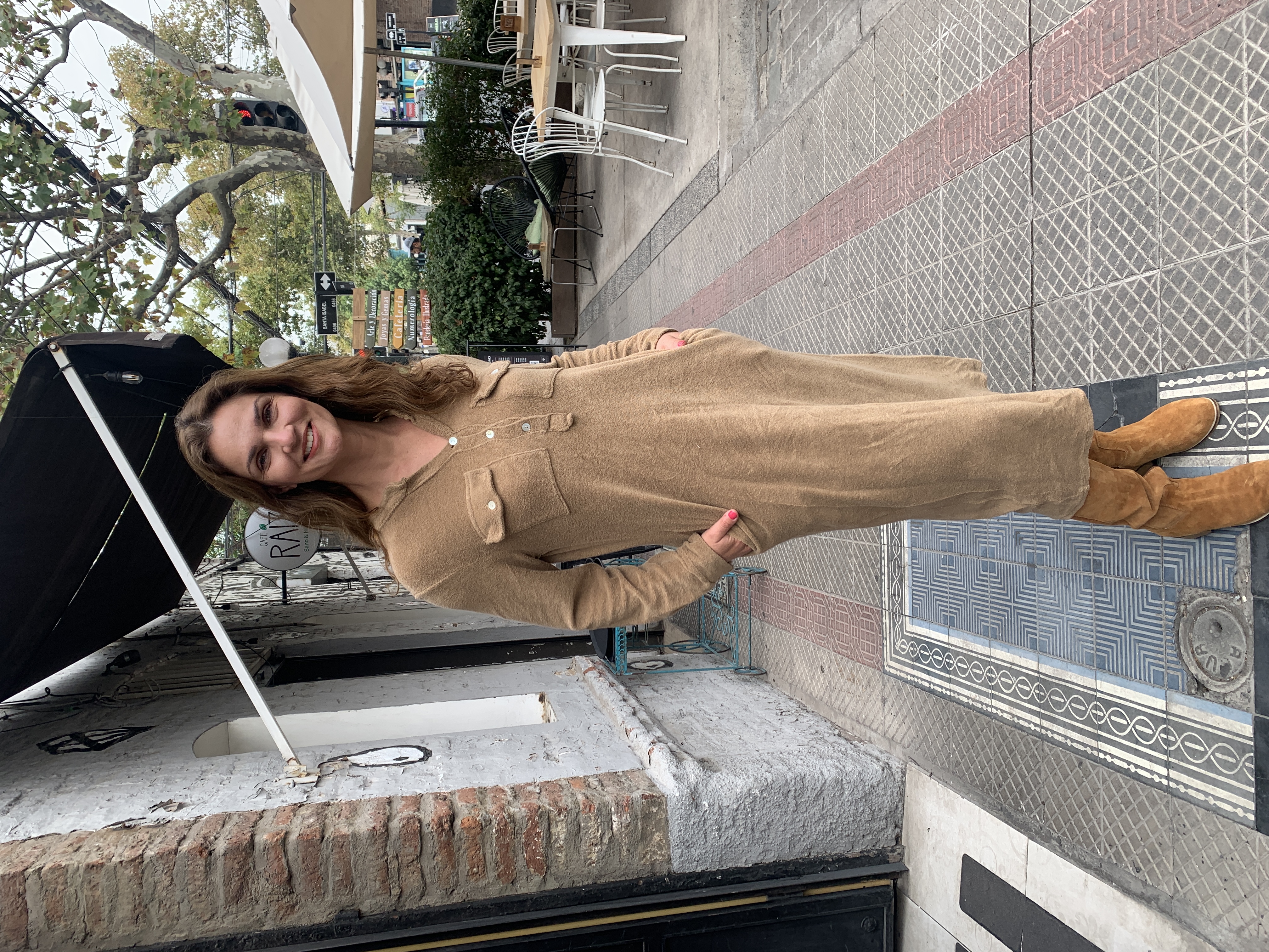 VESTIDO PLUS ITALIANO BEIGE