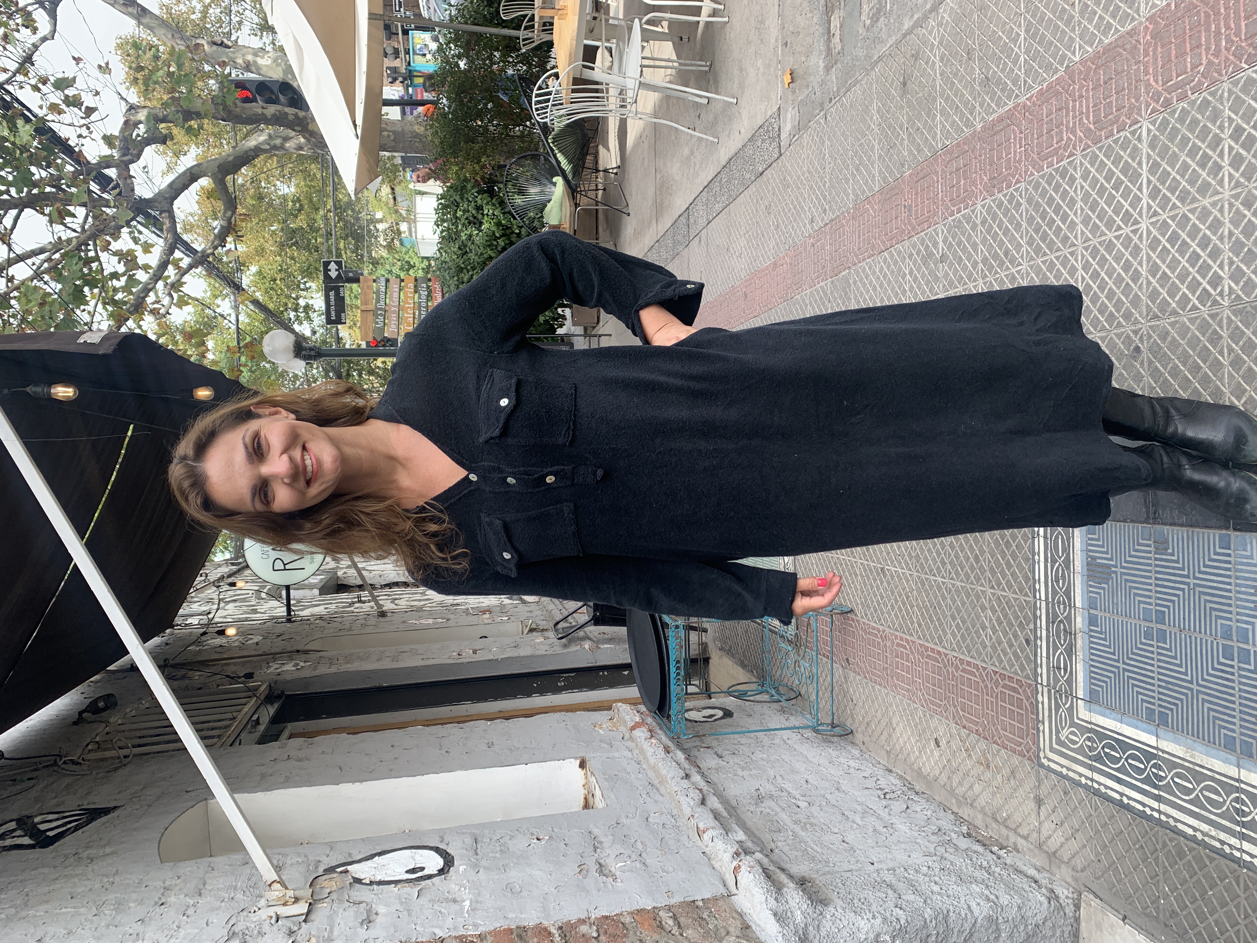 VESTIDO PLUS ITALIANO NEGRO