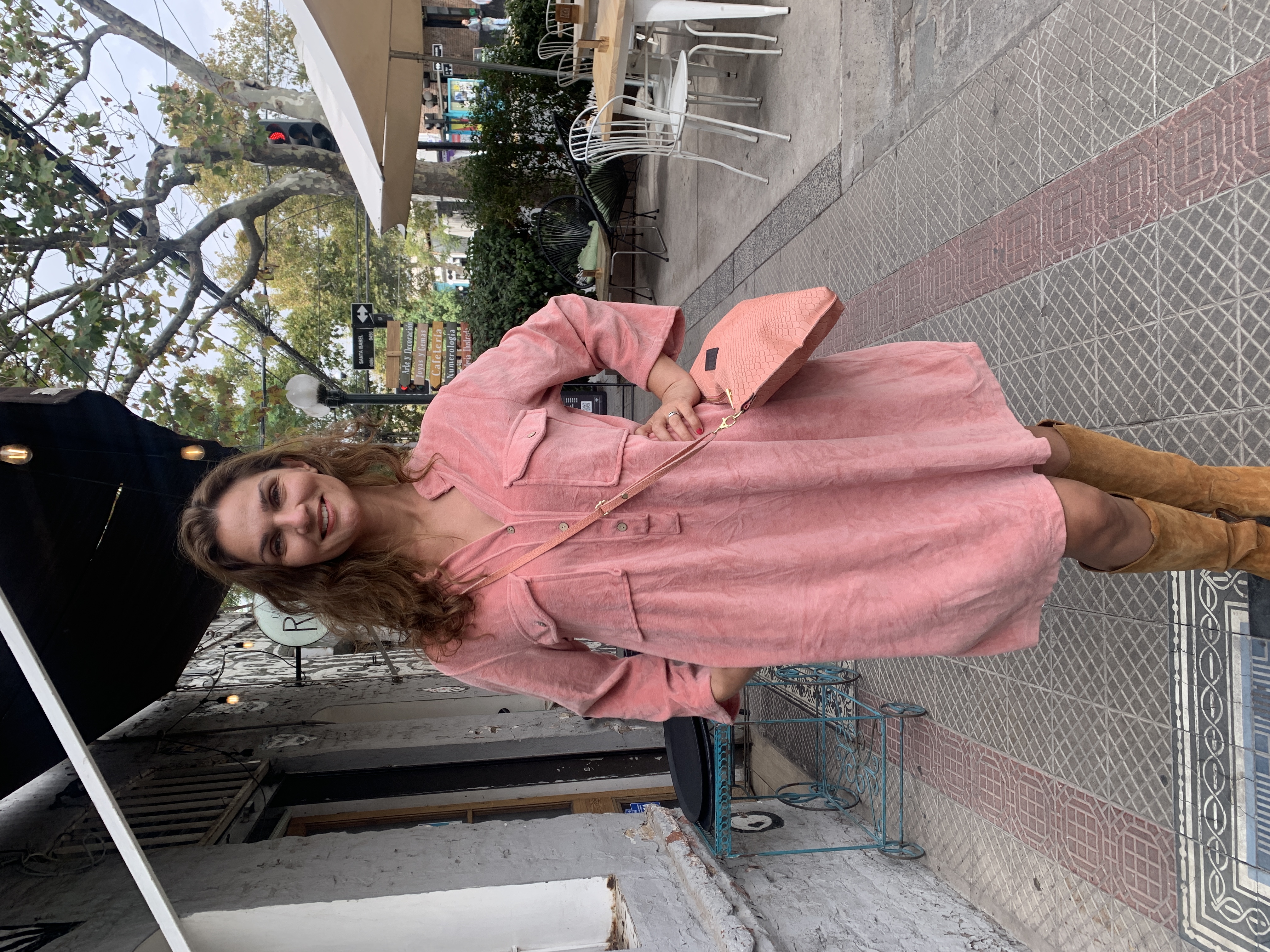 VESTIDO PLUS ITALIANO ROSADO