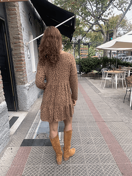 VESTIDO LEOPARDO NADIA CAMEL