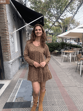VESTIDO LEOPARDO NADIA CAMEL