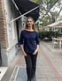 SWEATER CARO AZUL MARINO