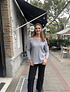 SWEATER CARO GRIS