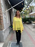 POLERA ENCAJE AMARILLO