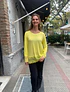 POLERA ENCAJE AMARILLO