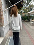 POLERA ENCAJE GRIS CLARO