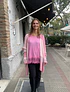 SACO LANA RAYADO ROSA