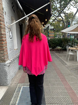 PONCHO EMY FUCSIA